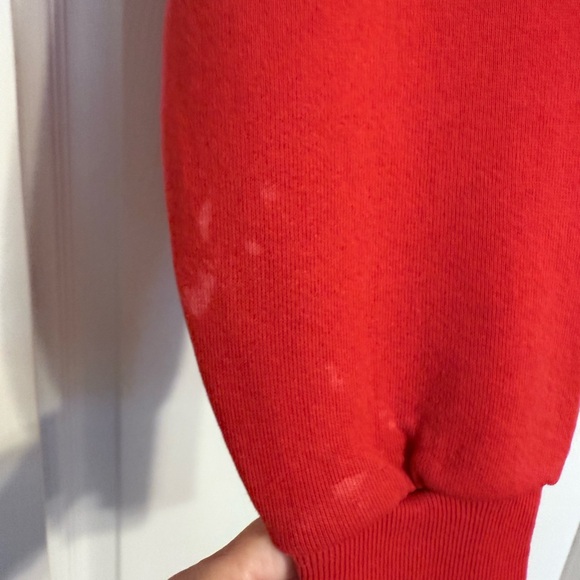 Disney Red Vintage Women's Mickey Mouse Holiday Sweatshirt - Size Medium - Picture 10 of 10